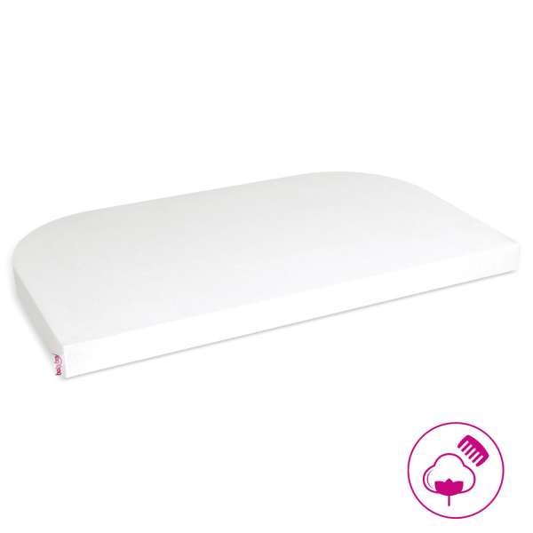 babybay Jersey Spannbetttuch für Original, Off-White