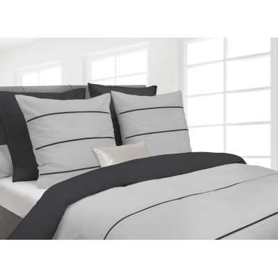 Heckett Lane Royal Cotton Bettwäsche Jason 155x220 cm silver grey/castle grey Heckett Lane Royal Cotton Bettwäsche Jason 155x220 cm silver grey/castle grey