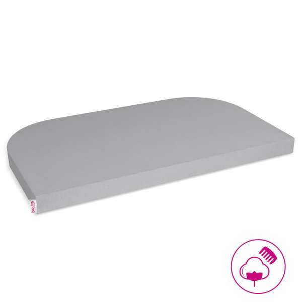 babybay Jersey Spannbetttuch für Original, grau