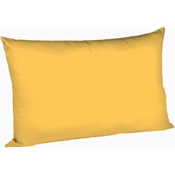 Fleuresse Mako-Satin-Kissenbezug uni colours, Farbe sonne 2349, Größe 50x70 cm