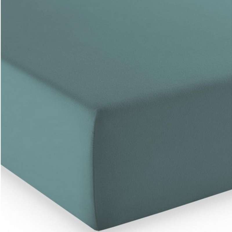 Fleuresse Mako-Jersey-Spannlaken comfort Farbe aqua 6078