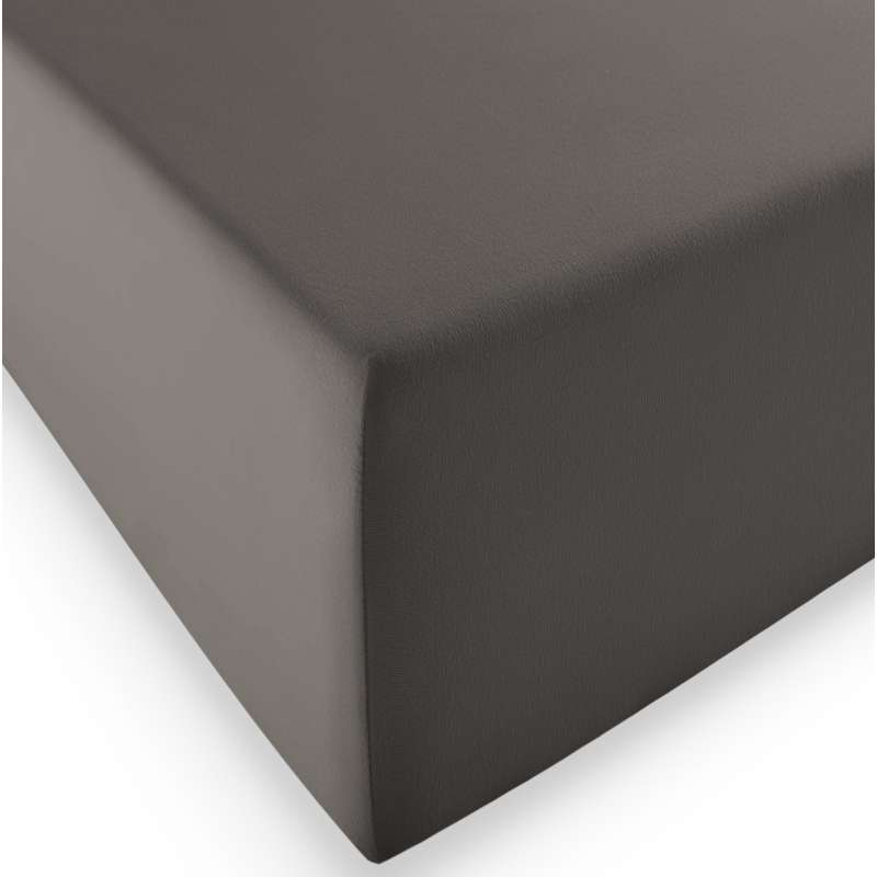 Fleuresse Boxspring- und Wasserbetten Jersey-Spannlaken comfort XL Farbe 8031 espresso