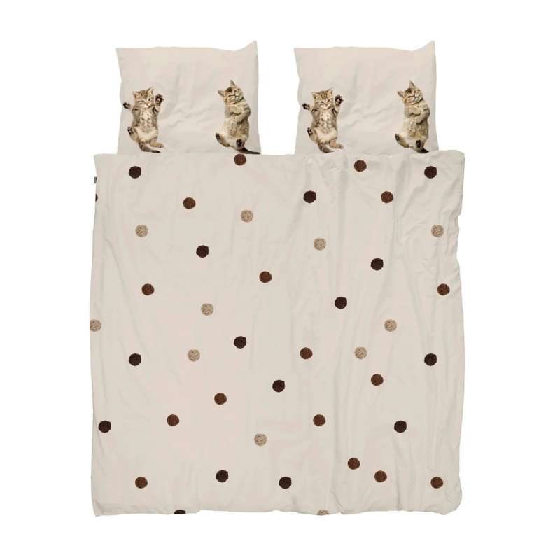Snurk Bettwäsche Kitten Friends, Größe 135x200/80x80 cm