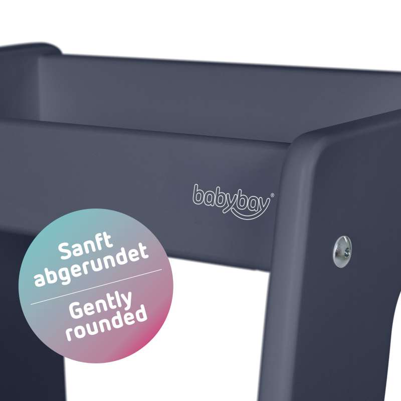 babybay Lernturm Littlefoot, schiefergrau lackiert