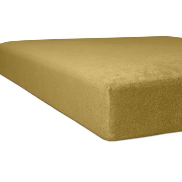 Kneer Flausch-Biber Spannbetttuch Qualität 80 sand 100x200 cm