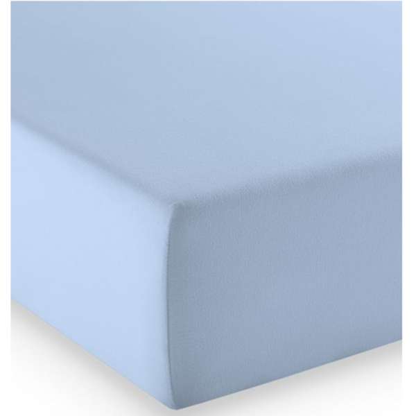 Fleuresse Mako-Jersey-Spannlaken comfort Farbe bleu 6056