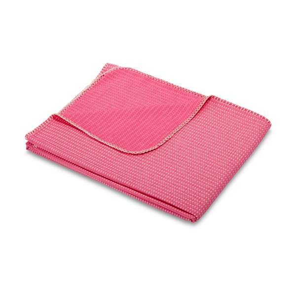 Biederlack Wohndecke Wanderlust pink, Größe 150x180 cm