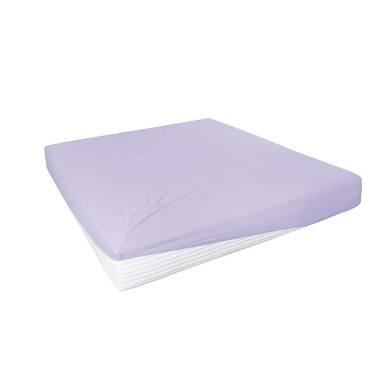 Hahn Haustextilien Elasthan-Feinjersey-Spannlaken Royal Größe 180-200x200-220 cm lavendel