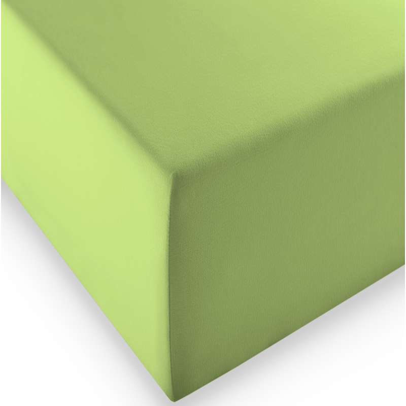 Fleuresse Boxspring- und Wasserbetten Jersey-Spannlaken comfort XL Farbe 7041 apfelgrün