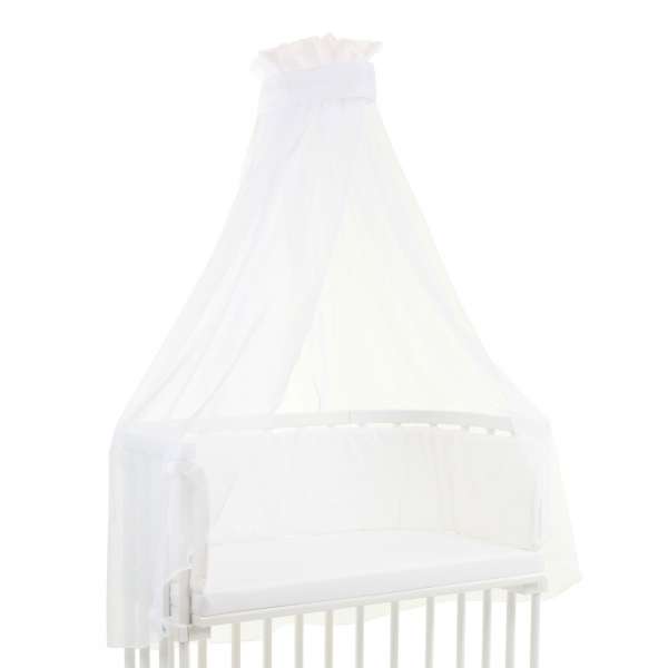 babybay Himmel Piqué mit Band für alle Modelle, weiß