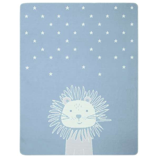 Biederlack Kuscheldecke Babydecke Lovely Sweet Leo, Größe 75x100 cm