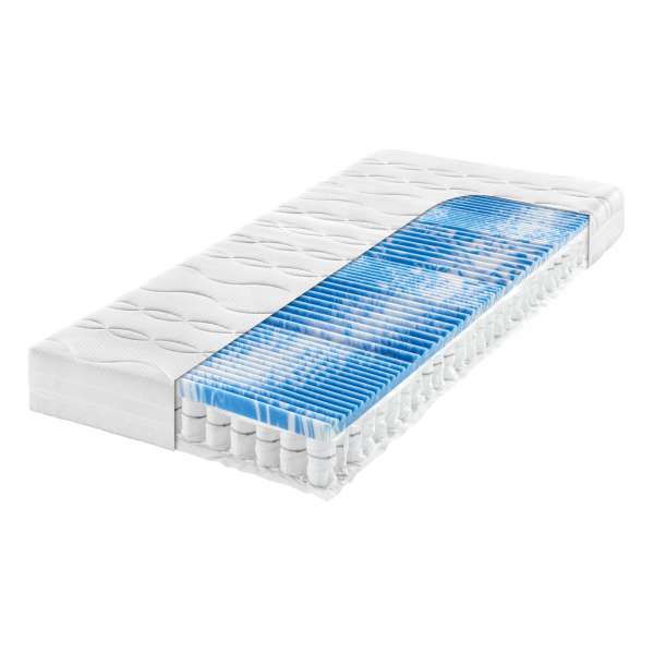 Frankenstolz 7-Zonen-Gelart-Tonnentaschenfederkern-Matratze New Gelart Plus T H2 mittel