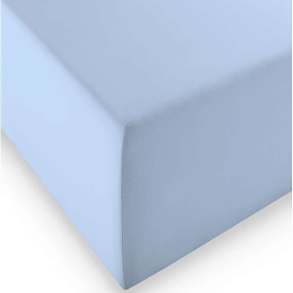 Fleuresse Boxspring- und Wasserbetten Jersey-Spannlaken comfort XL Farbe 6056 bleu Größe 140/160x200