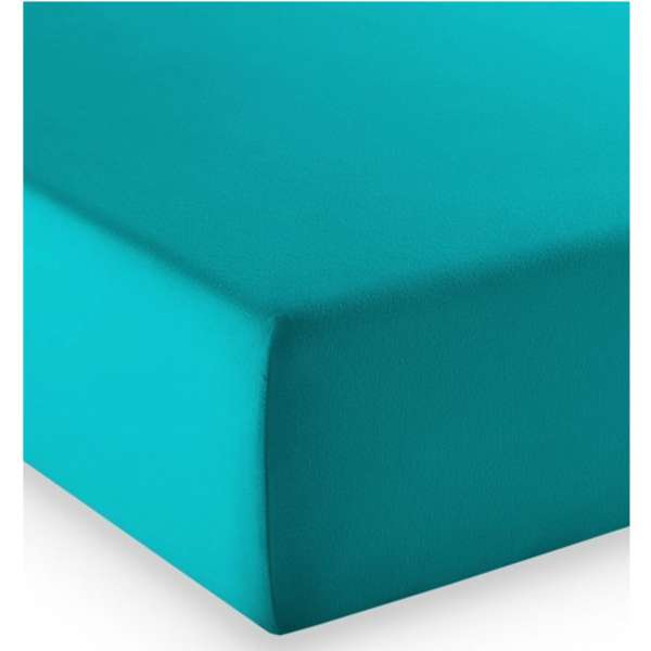 Fleuresse Mako-Jersey-Spannlaken comfort Farbe petrol 6066