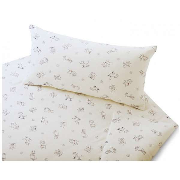 Cotonea Bio-Satin Kinder-Bettwäsche Leon und Mia Größe 100x135+40x60 cm Kissenbezug