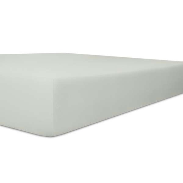 Kneer Exclusiv Stretch Spannbetttuch für hohe Matratzen & Wasserbetten Qualität 93, Farbe platin, Gr