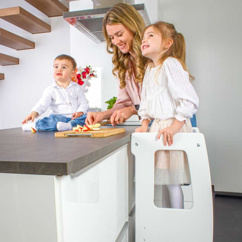 babybay Lernturm Littlefoot, schiefergrau lackiert