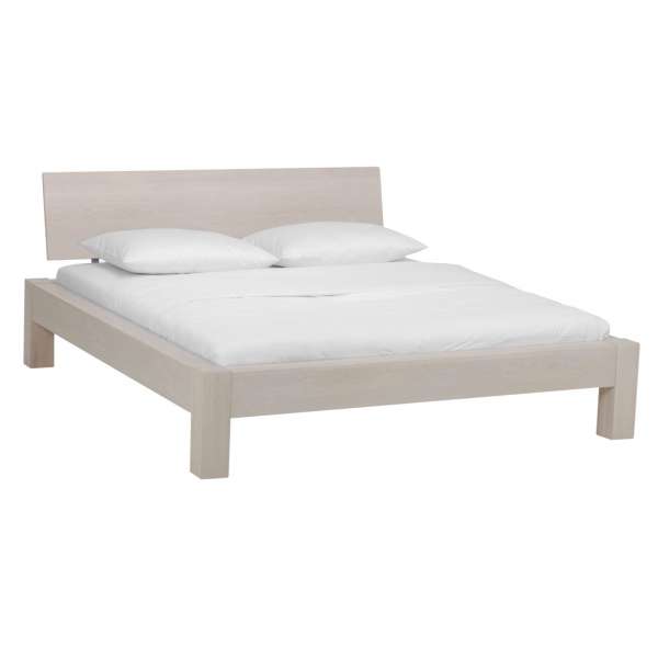 Dico Premium Massivholz-Bettrahmen Lisa, Wildeiche weiß geölt