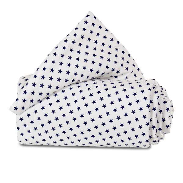babybay Nestchen Organic Cotton für Original, weiß Sterne blau
