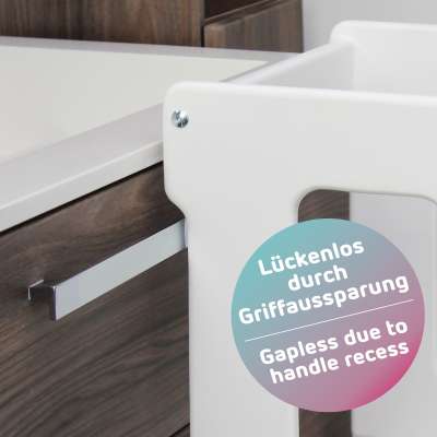 Vorschau: babybay Lernturm Littlefoot, schiefergrau lackiert Vorschau: babybay Lernturm Littlefoot, schiefergrau lackiert