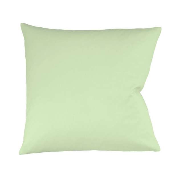 Fleuresse Mako-Satin-Kissenbezug uni colours lindgrün 7042 Größe 40x40 cm