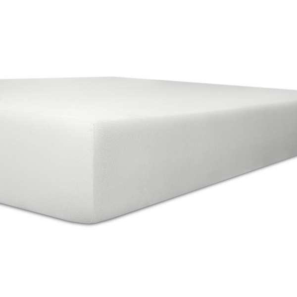 Kneer Vario Stretch Spannbetttuch Qualität 22 für Topper one weiß Größe 140x200 cm