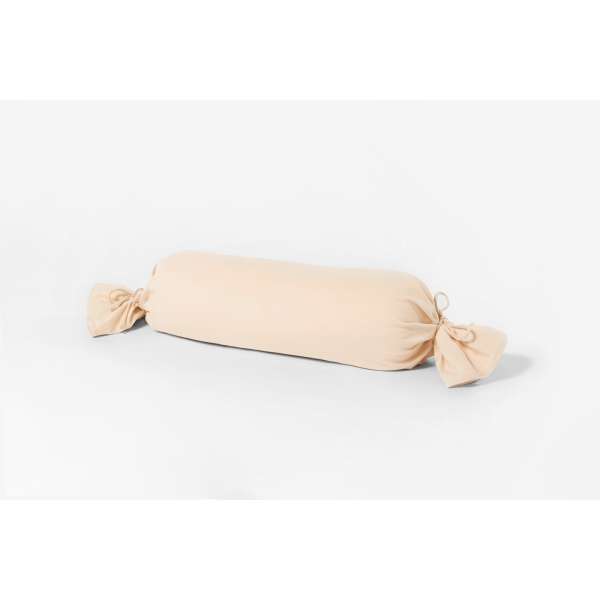 Hahn Haustextilien Nackenrollen-Kissenbezug 15x40 cm Farbe ecru