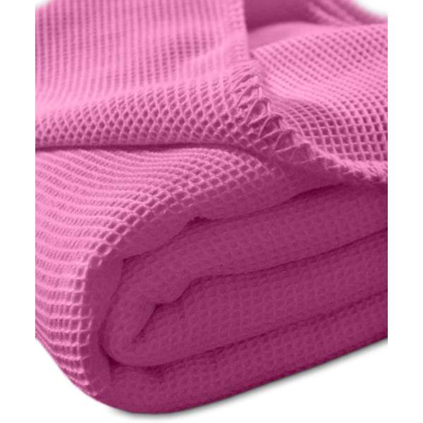 Kneer la Diva Pique Decke Qualität 91 Farbe pink Größe 240x220 cm Kuscheldecke