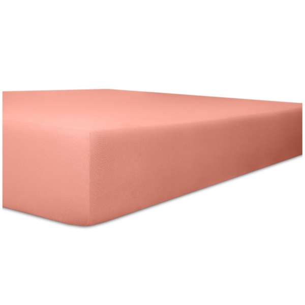 Kneer Nicky-Velour Spannbetttuch für Matratzen bis 22 cm Höhe Qualität 95 Farbe altrosa