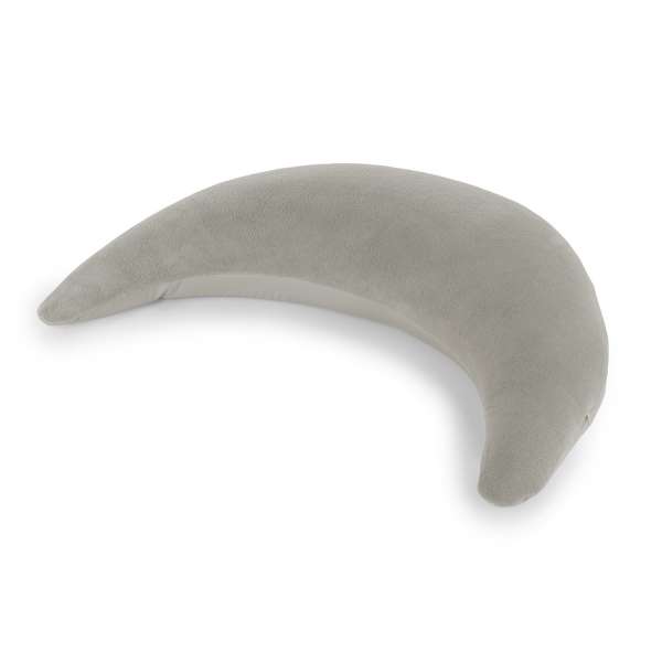 Theraline Nacken-/ Kuschelkissen - Der Plüschmond - Taupe, Größe 140x27 cm