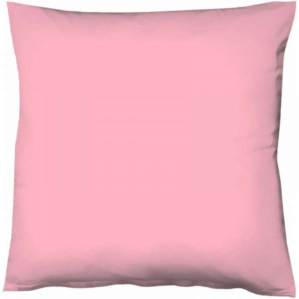 Fleuresse Mako-Satin-Kissenbezug uni colours pink 4070