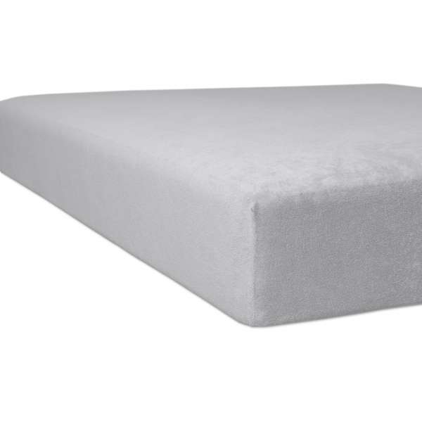Kneer Flausch-Biber Spannbetttuch Qualität 80 platin 140/160x200 cm
