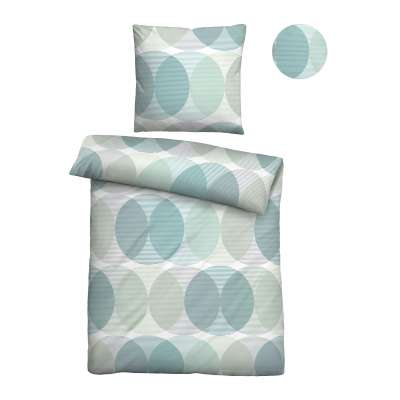 Vorschau: Biberna Tencel Bettwäsche Kreise, 135 x 200 cm + 80 x 80 cm, aqua Vorschau: Biberna Tencel Bettwäsche Kreise, 135 x 200 cm + 80 x 80 cm, aqua