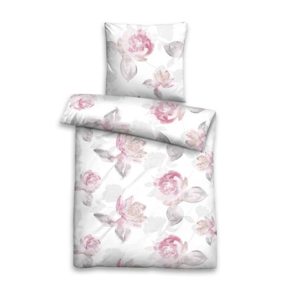 Biberna Edelflanell Bettwäsche 84245-537 Größe 135x200 cm