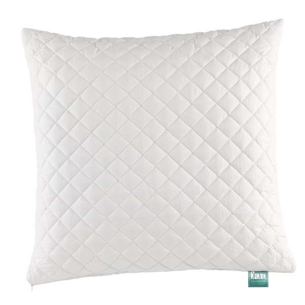 Frankenstolz Kopfkissen Hohlfaserfüllung mit kbA Baumwollbezug gesteppt 80x80 cm