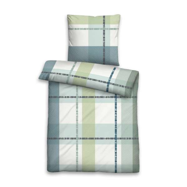 Biberna Trendline Biber Bettwäsche 8573-220, Größe 135x200 cm