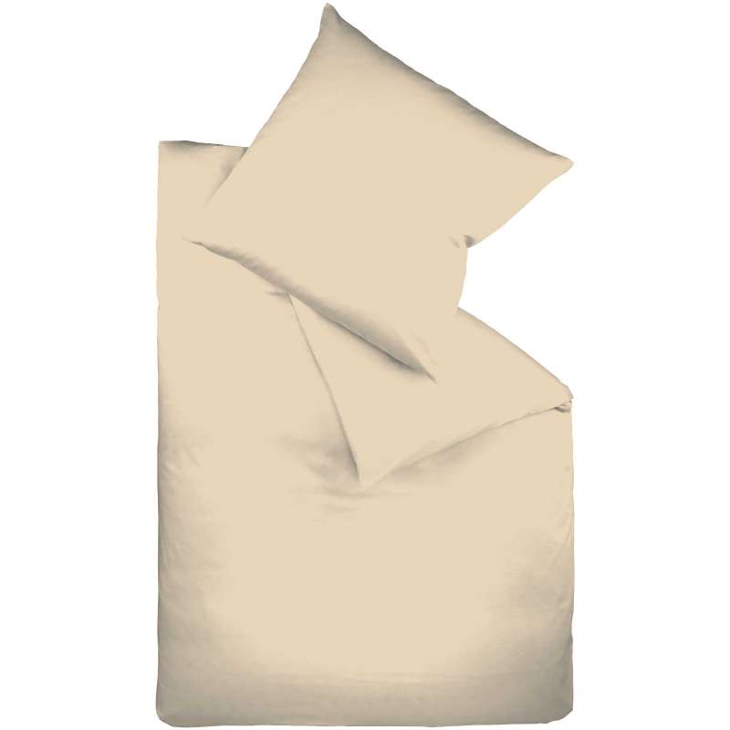 Fleuresse Mako-Satin-Bettwäsche colours Farbe beige 2043