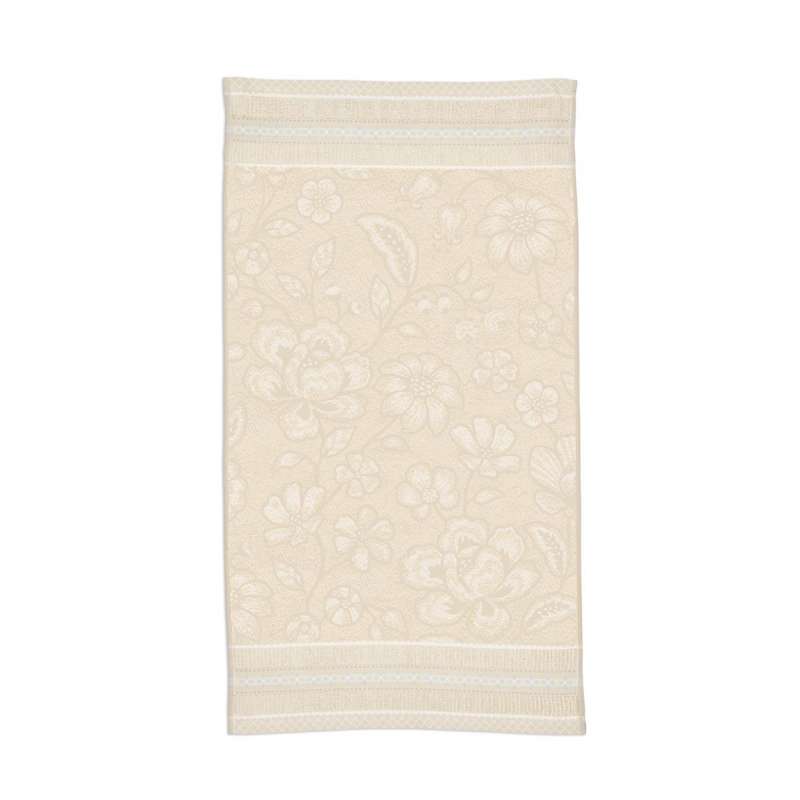 PiP Jasmin Jacquard Handtuch sand 55 x 100 cm