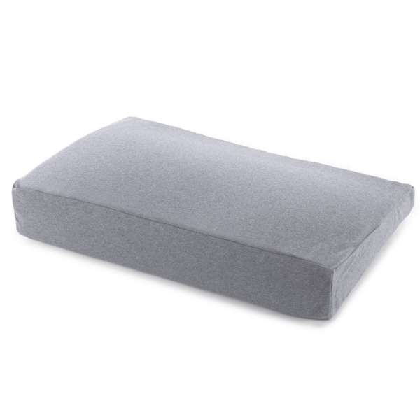 Theraline Pearlfusion Schlaf- und Nackenstützkissen 50x32x12 cm incl. Bezug melange-mittelgrau