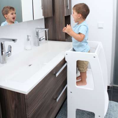 Vorschau: babybay Lernturm Littlefoot, schiefergrau lackiert Vorschau: babybay Lernturm Littlefoot, schiefergrau lackiert