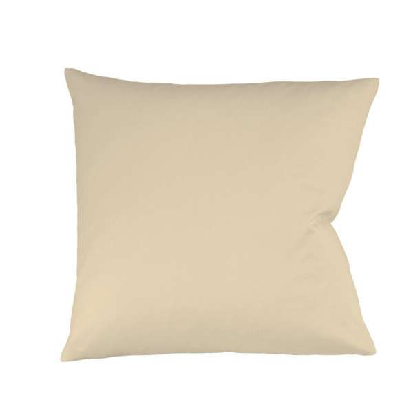 Fleuresse Interlock-Jersey-Kissenbezug uni colours 2043 beige Größe 35x40 cm