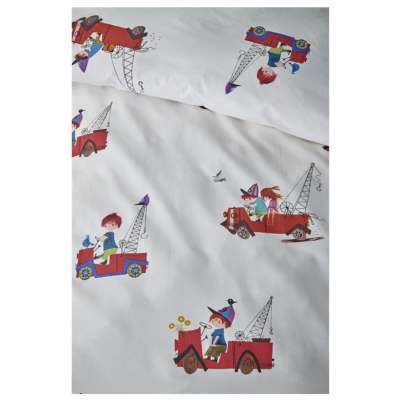 Vorschau: beddinghouse X Fiep Bettwäsche Kraanwagen, Größe 100x135/40x60 cm, red Vorschau: beddinghouse X Fiep Bettwäsche Kraanwagen, Größe 100x135/40x60 cm, red