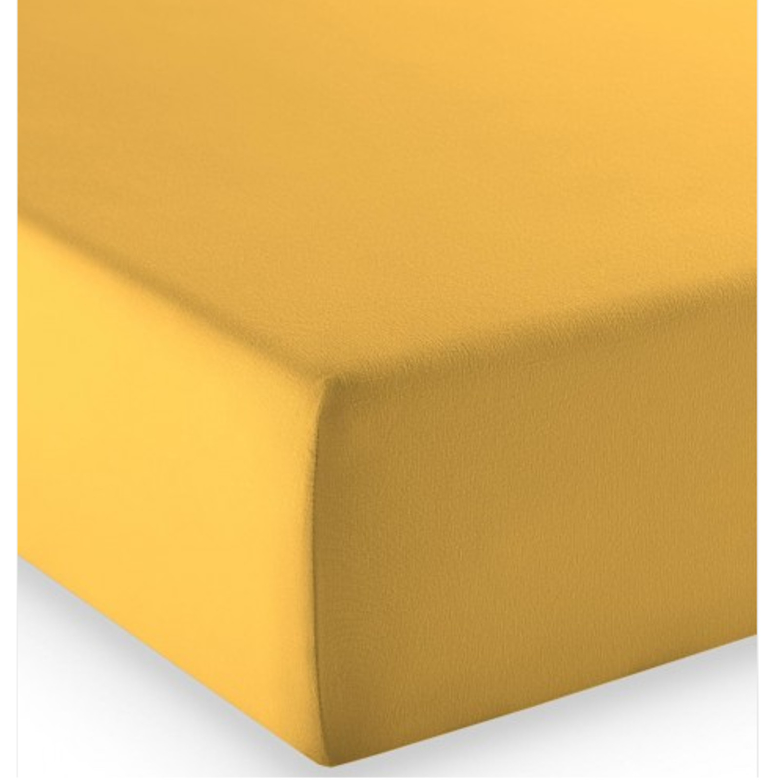 Fleuresse Mako-Jersey-Spannlaken comfort, Farbe 2349 sonne, Gr&ouml;&szlig;e 100x200 cm