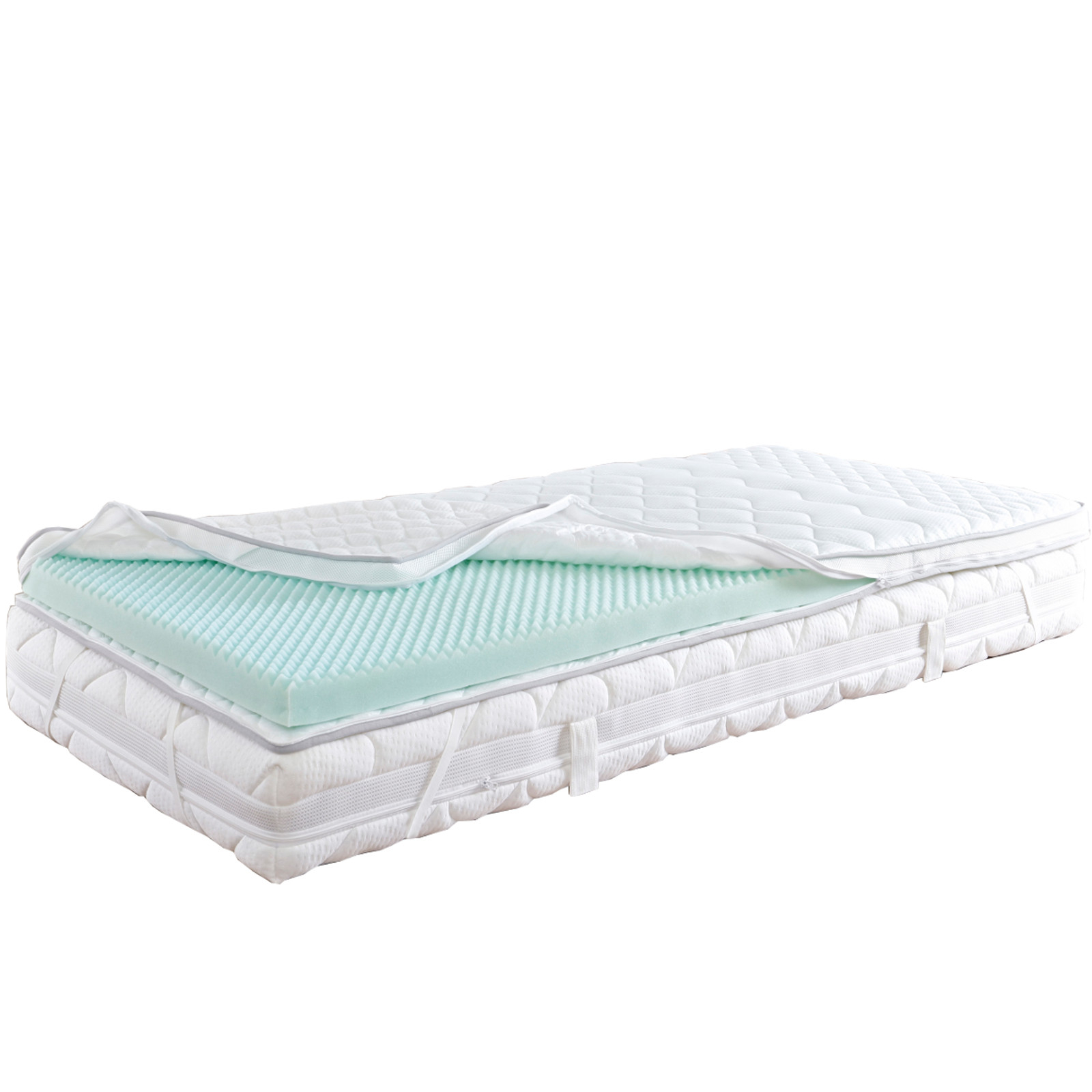 fan Big Komfort Matratzentopper 140x200 cm, H&auml;rtegrad 3, 7 cm Kernh&ouml;he