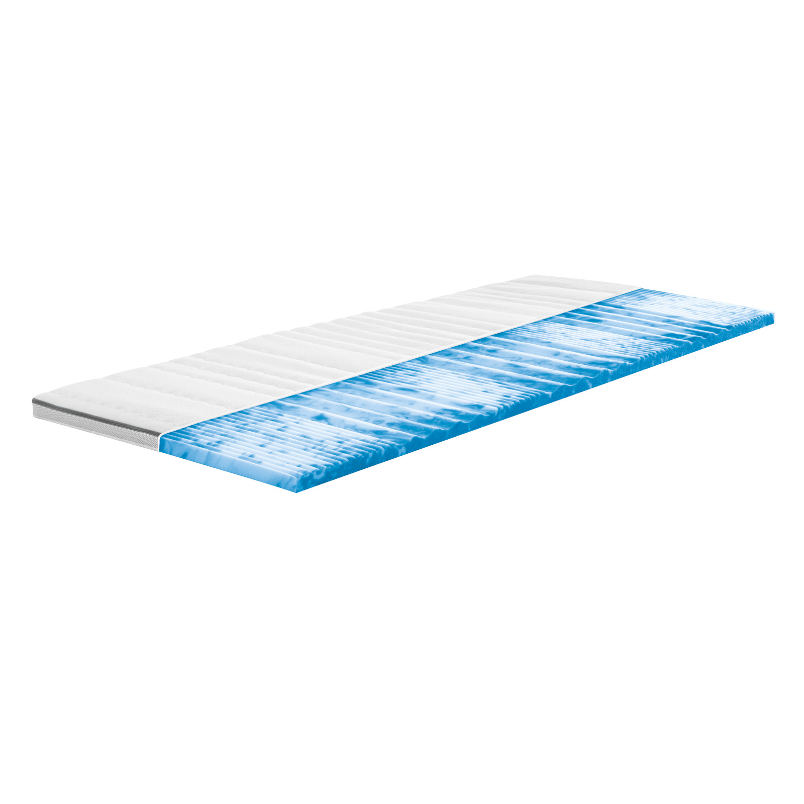 fan Relax Gelart Matratzentopper Gr&ouml;&szlig;e 90x200 cm, Kernh&ouml;he ca. 4 cm